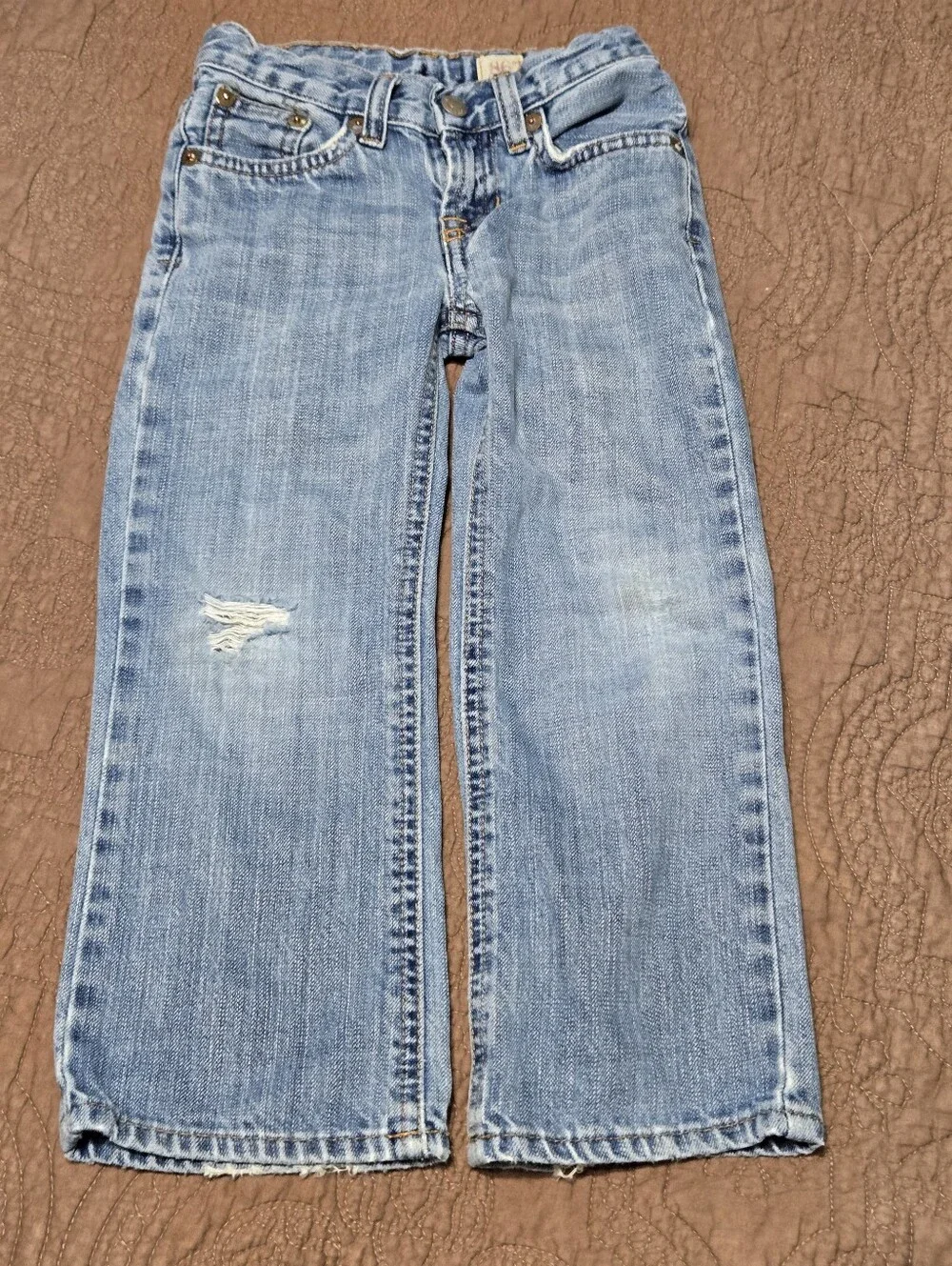 Polo Ralph Lauren Sullivan Slim Toddler Boys Distressed Blue Jeans Size 4T Y4